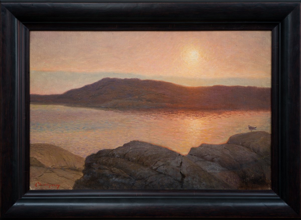 Anders Wahlgren (1861-1928) - Sunset Over The Bohuslän Coast