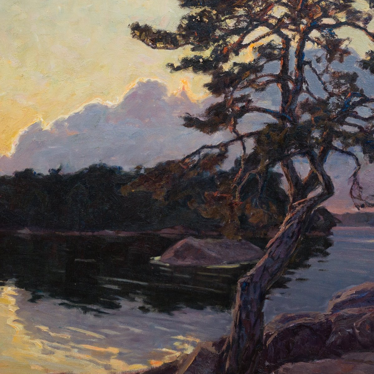 Gottfrid Kallstenius (1861-1943) - Evening In The Archipelago-photo-3