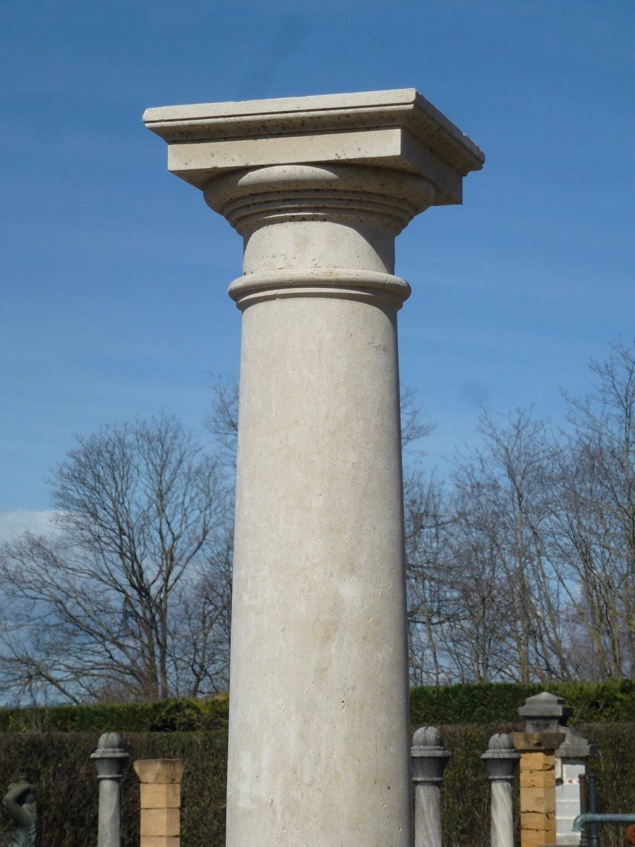Tuscan Style Light Stone Column-photo-2
