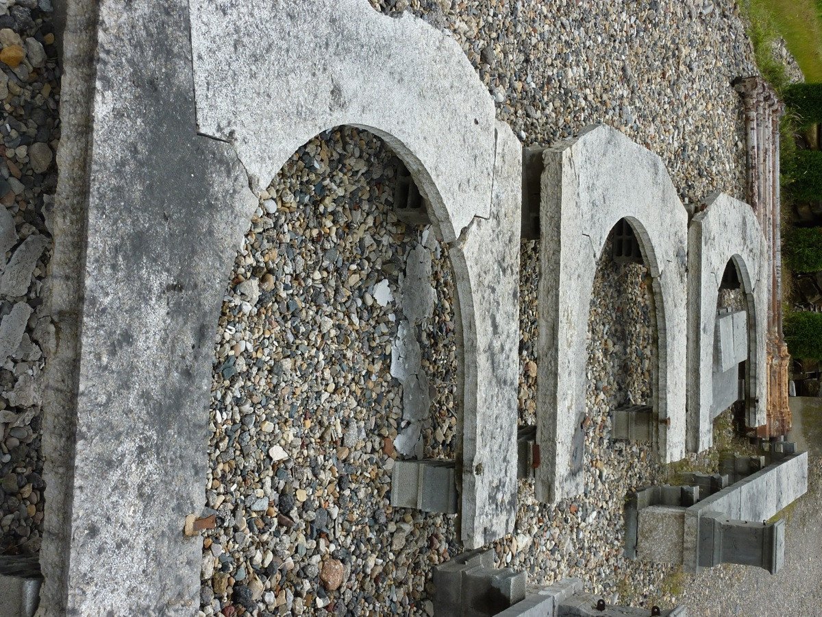 Set Of Four Hard Stone Vaults Cut In The 19th Century.-photo-2