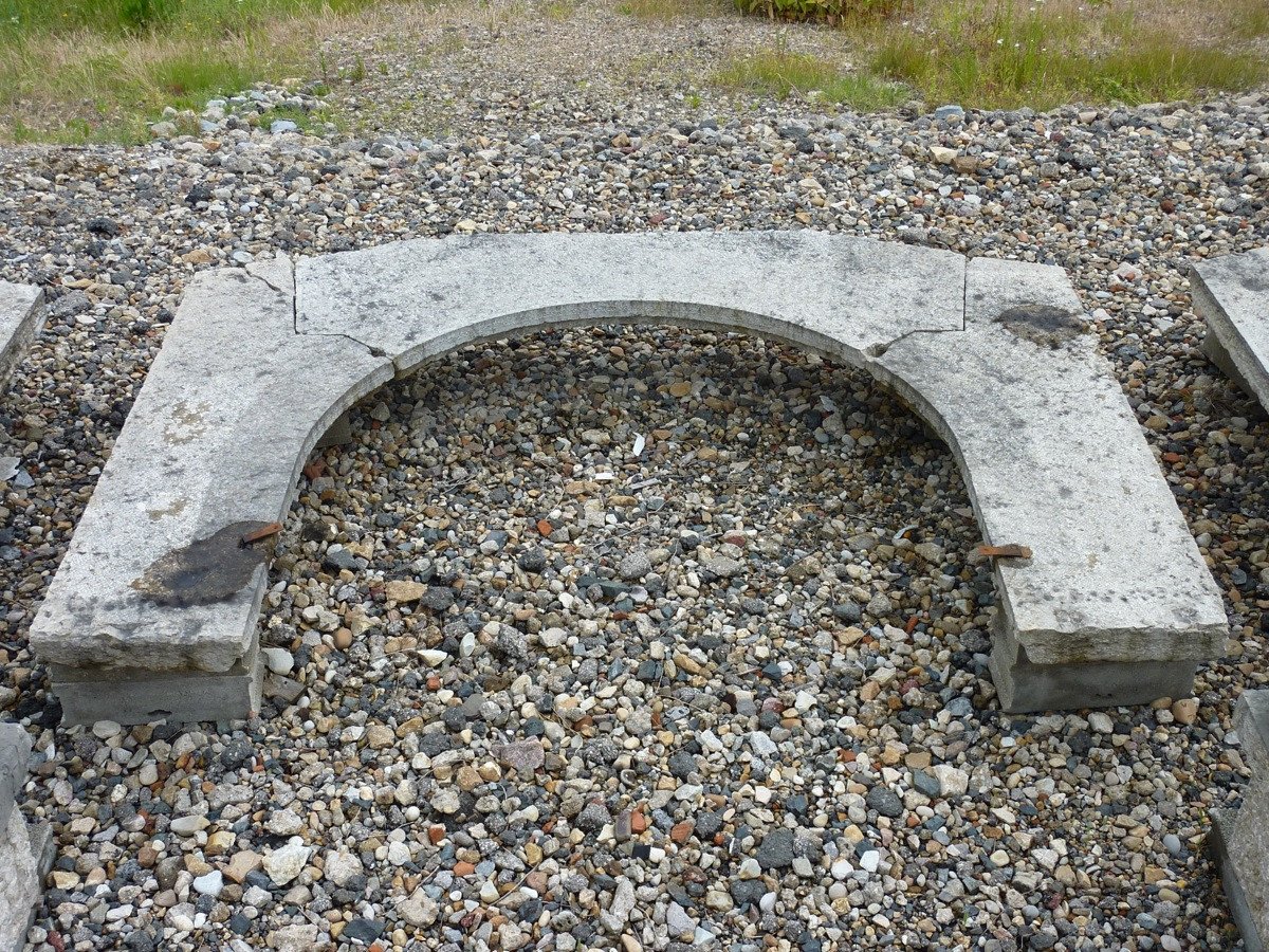Set Of Four Hard Stone Vaults Cut In The 19th Century.