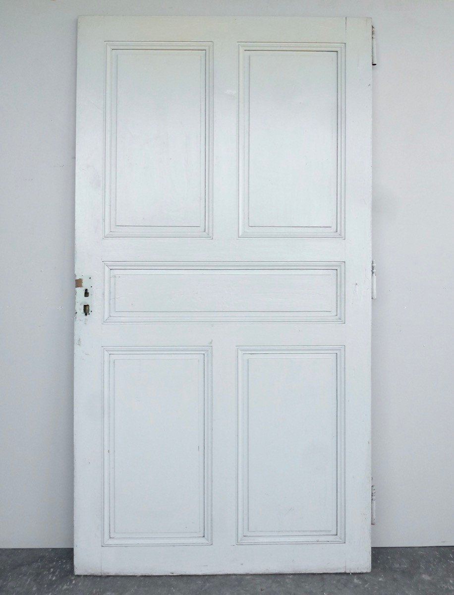 Pair Of Painted Oak Doors