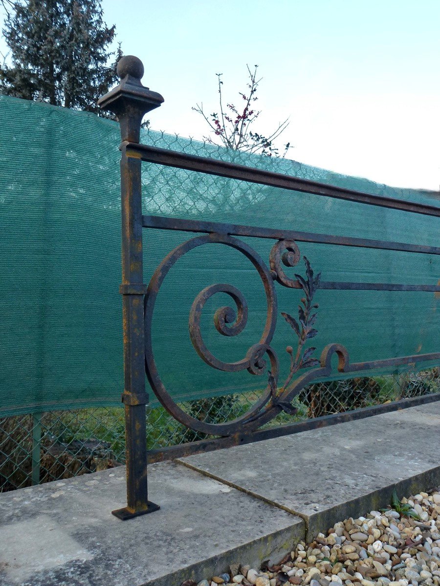 Guardrail Forged In The Style Of The 18th Century-photo-2