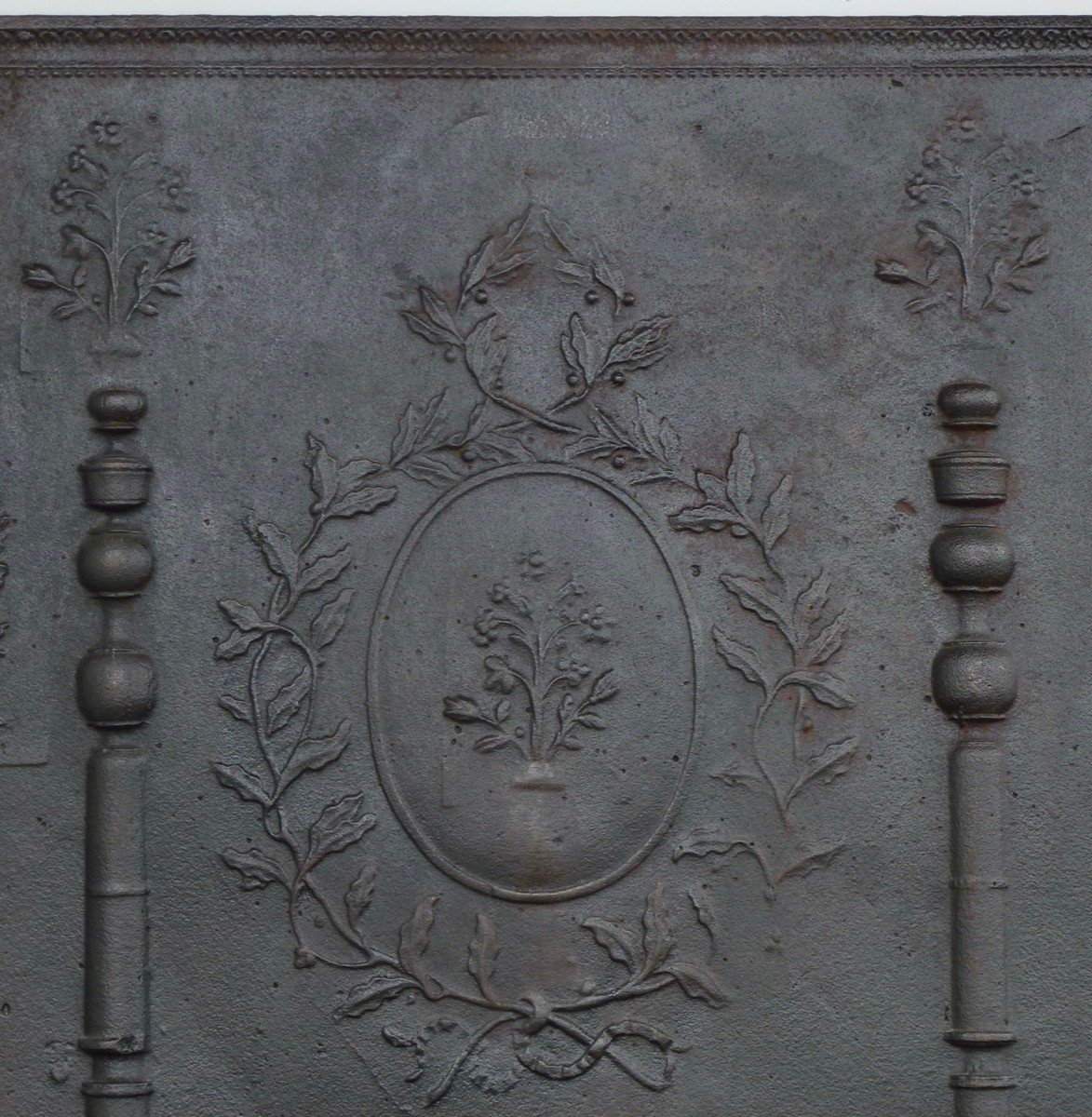 Important Louis XVI Period Fireplace Plate (114x98 Cm)-photo-2