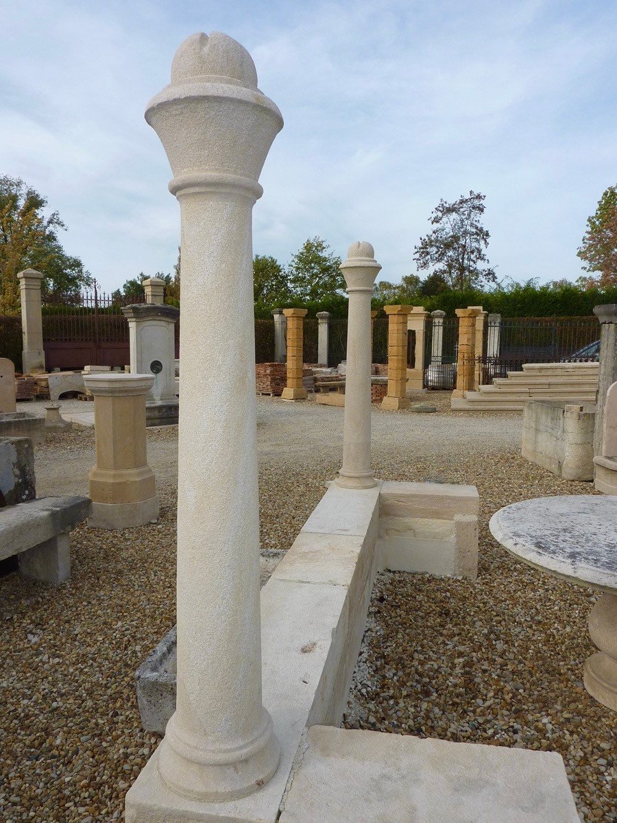 19th Century Burgundy Stone Park Gazebo.-photo-4