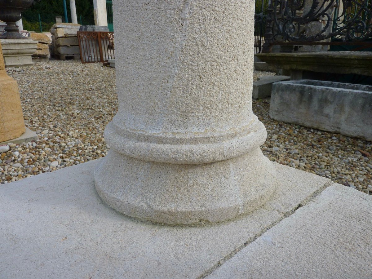 19th Century Burgundy Stone Park Gazebo.-photo-2