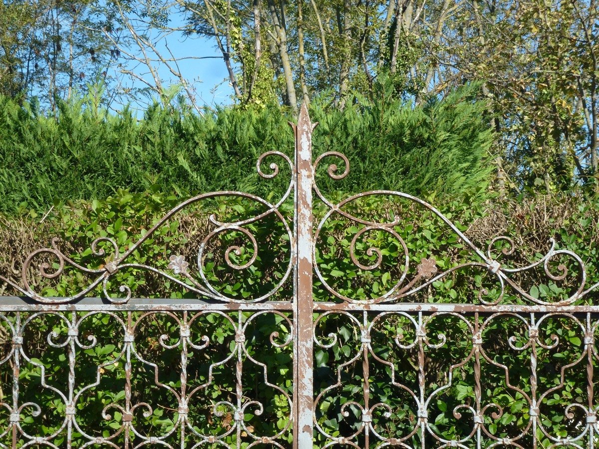 Wrought Iron Gate From The Beginning Of The 20th Century-photo-3