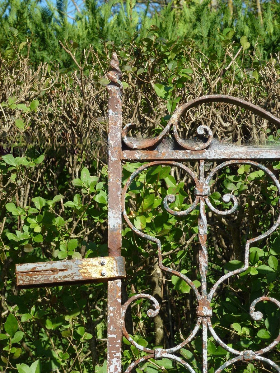 Wrought Iron Gate From The Beginning Of The 20th Century-photo-4