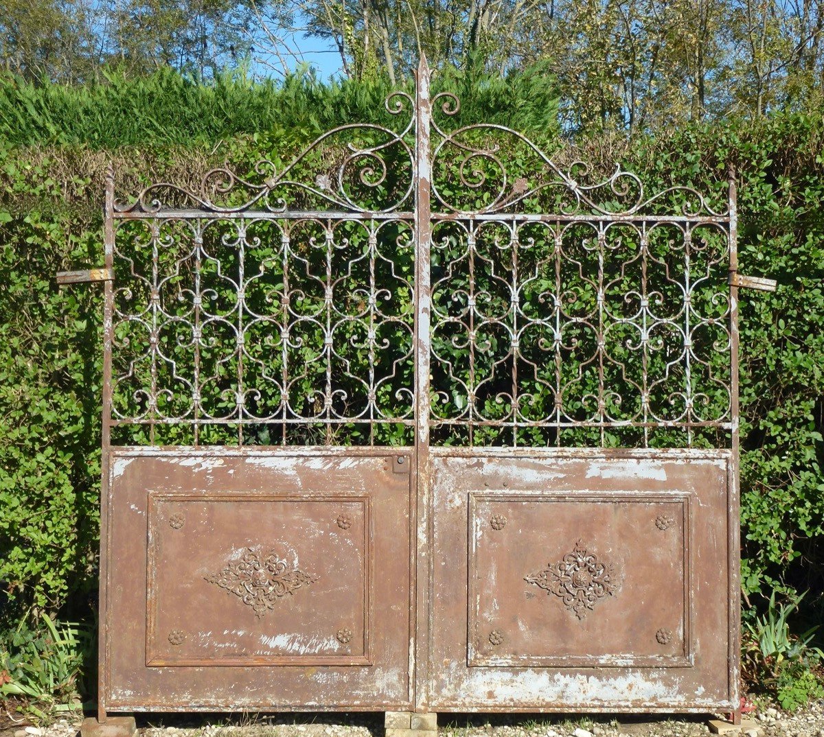 Wrought Iron Gate From The Beginning Of The 20th Century