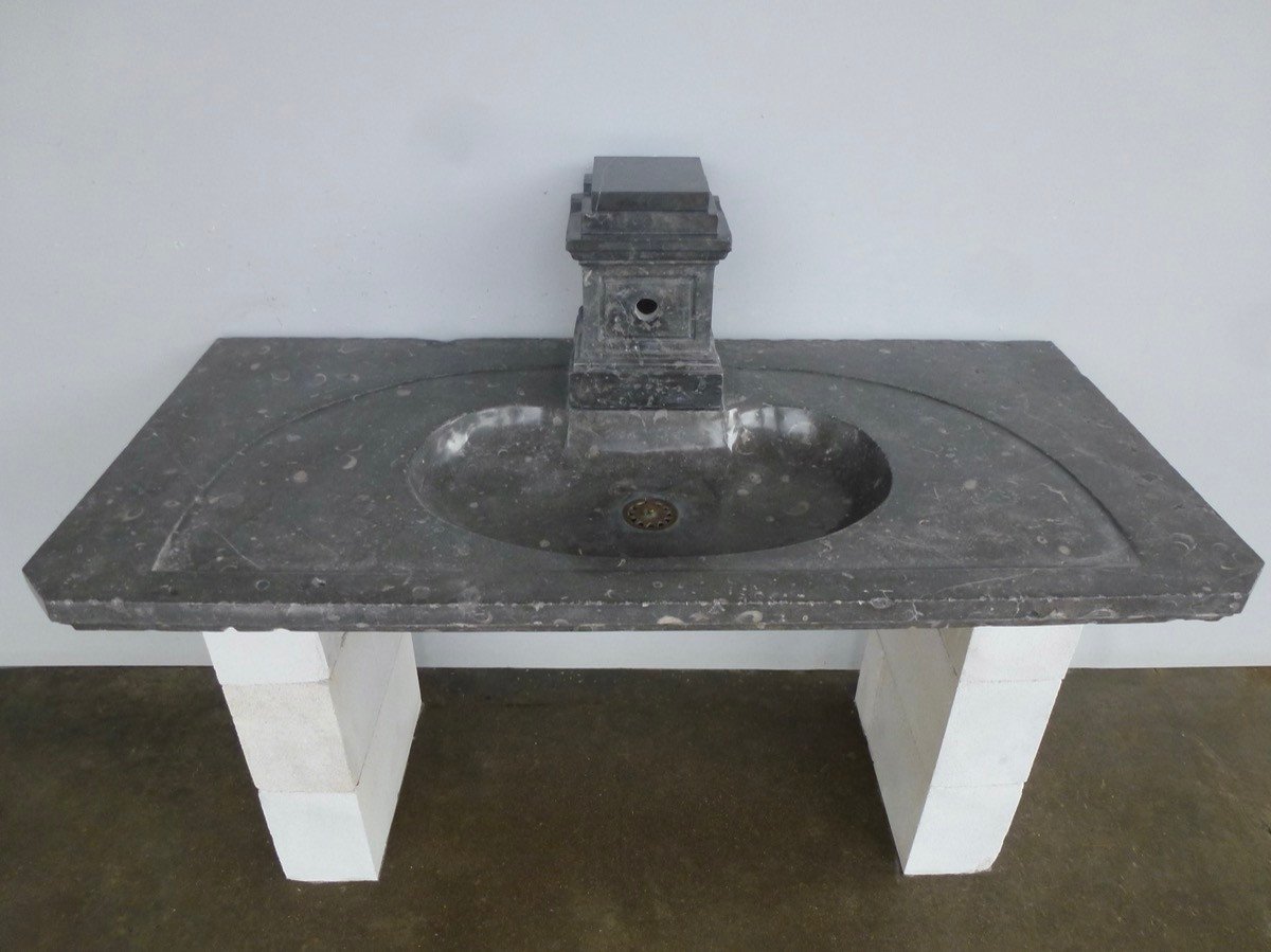 Rare Louis XV Period Stone Basin Or Cooler