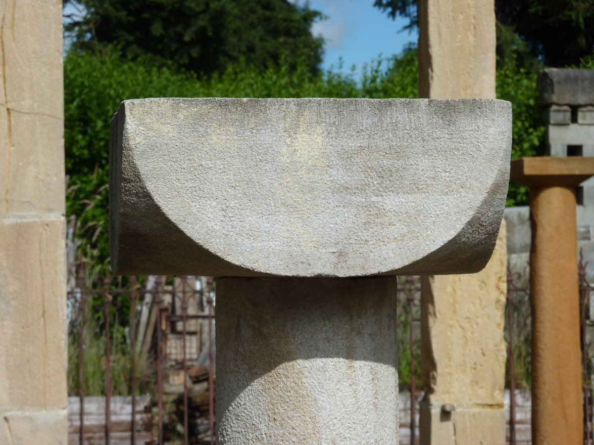 Burgundy Stone Column-photo-3