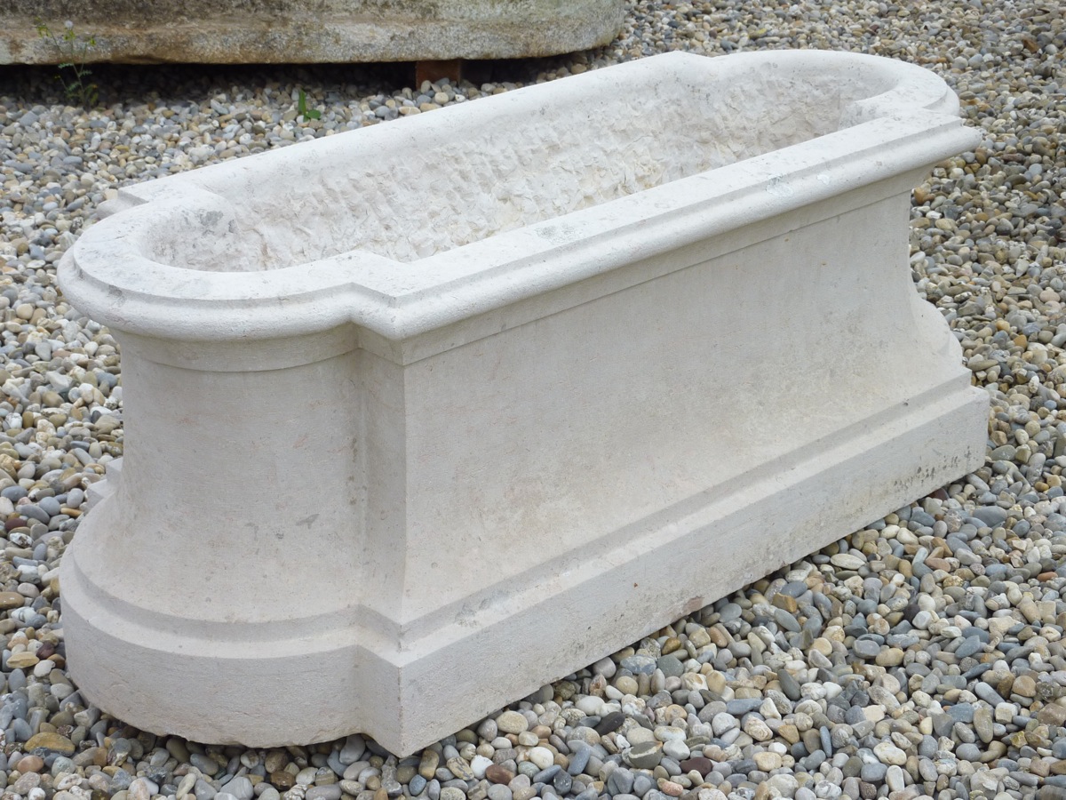 Important Planter Hard Stone Hauteville Dating XIXth S.-photo-2