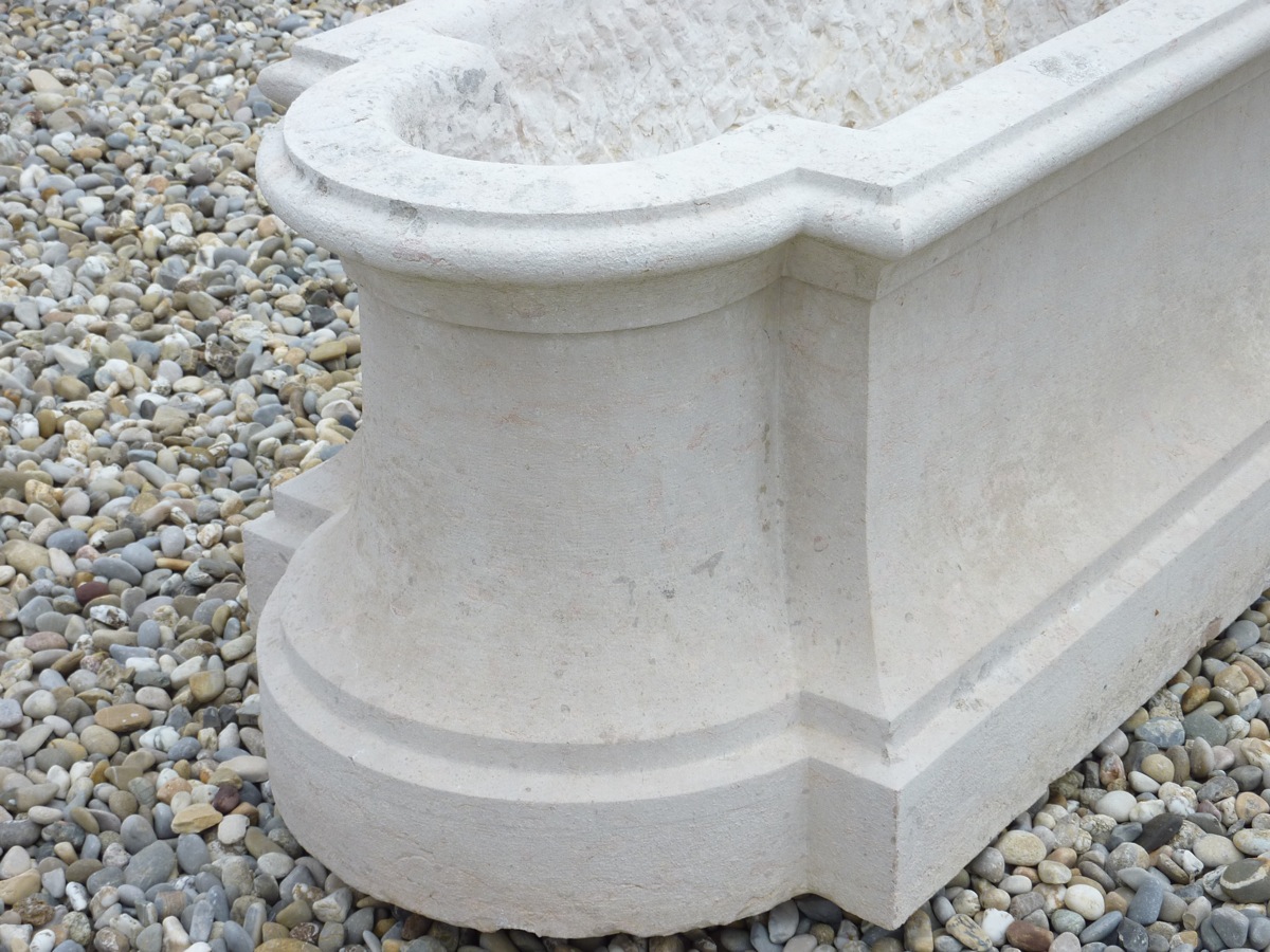 Important Planter Hard Stone Hauteville Dating XIXth S.-photo-4