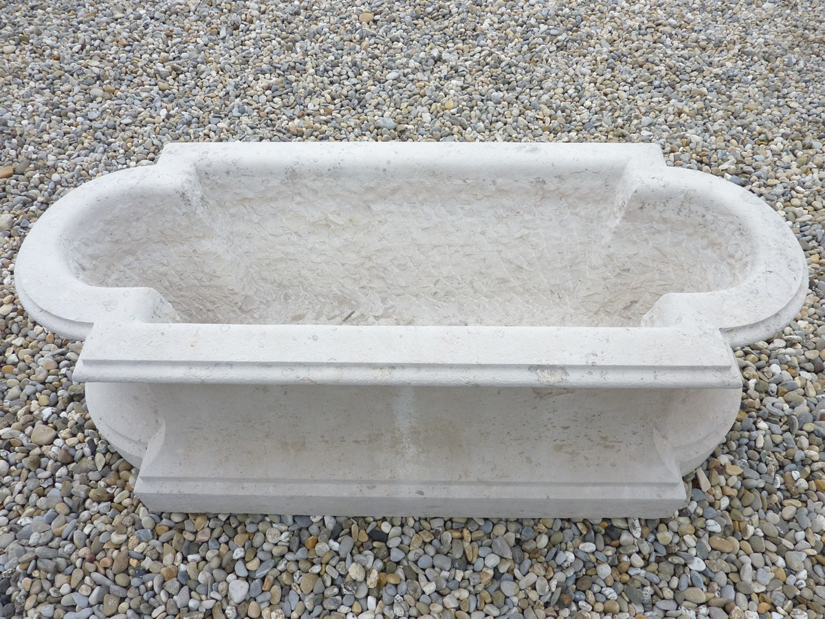 Important Planter Hard Stone Hauteville Dating XIXth S.-photo-2