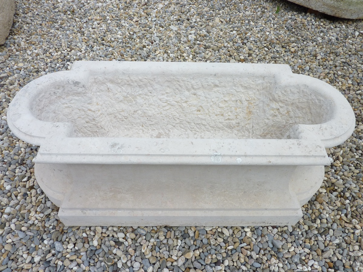 Important Planter Hard Stone Hauteville Dating XIXth S.-photo-3