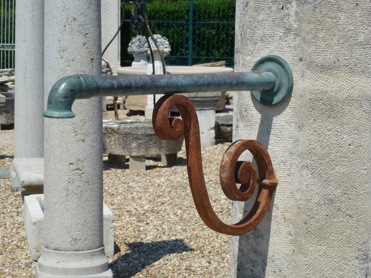 Stone Fountain From The Castle Of Sermezy-photo-3