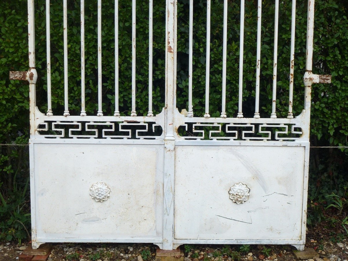 Wrought Iron Gate Dating From The First Quarter Of The 19th Century-photo-4