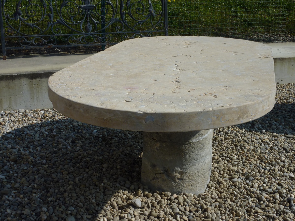 Table De Jardin En Pierre -photo-4