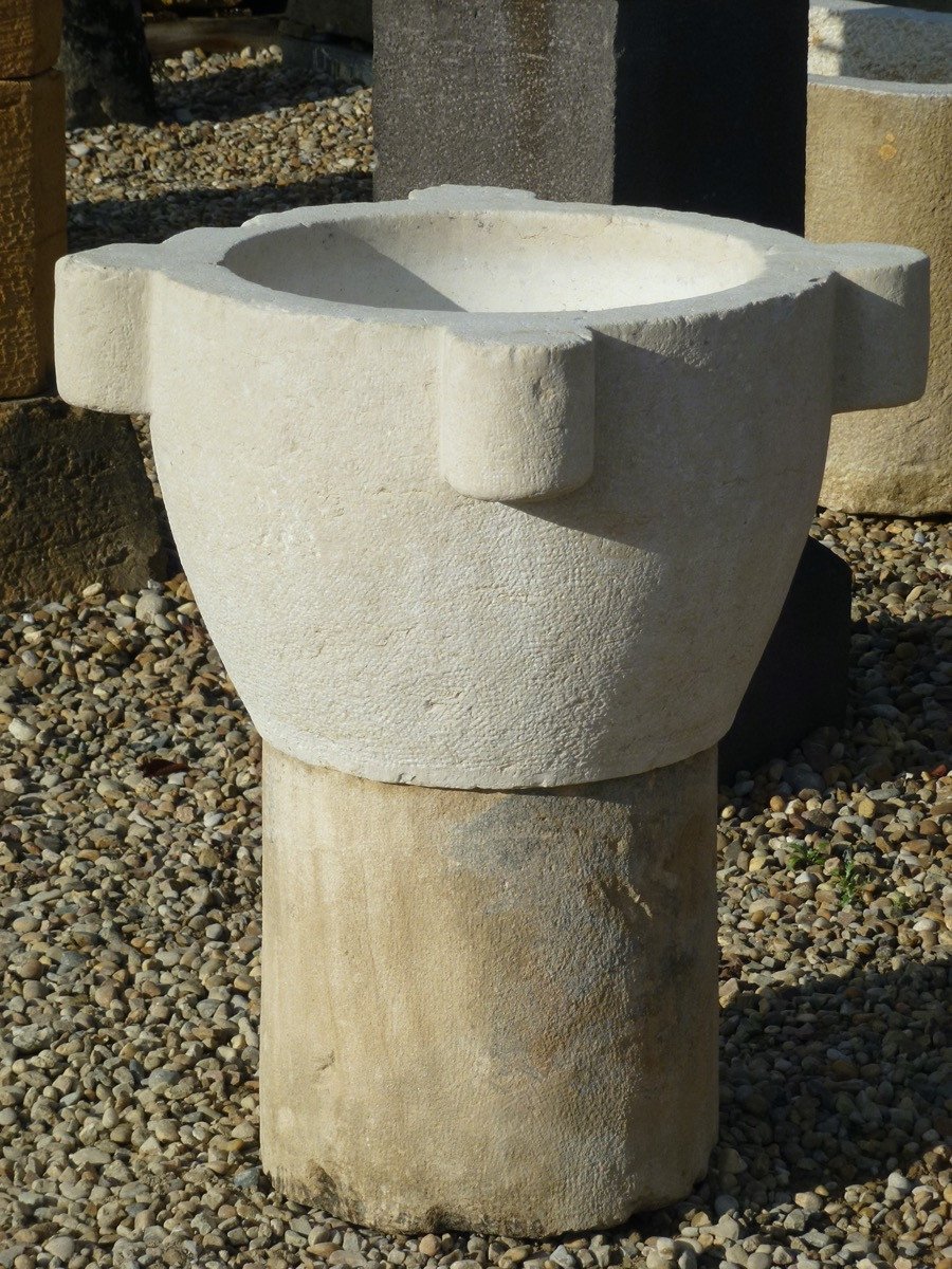 Large Hard Stone Mortar-photo-4