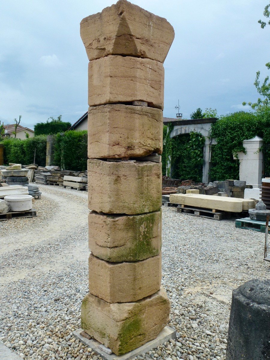 Stone Pillar From The 17th Century.-photo-3