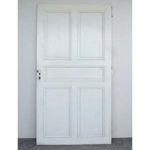 Pair Of Painted Oak Doors