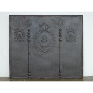 Important Louis XVI Period Fireplace Plate (114x98 Cm)