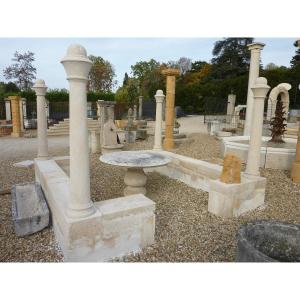 Gloriette de parc en pierre de Bourgogne XIXéme S.