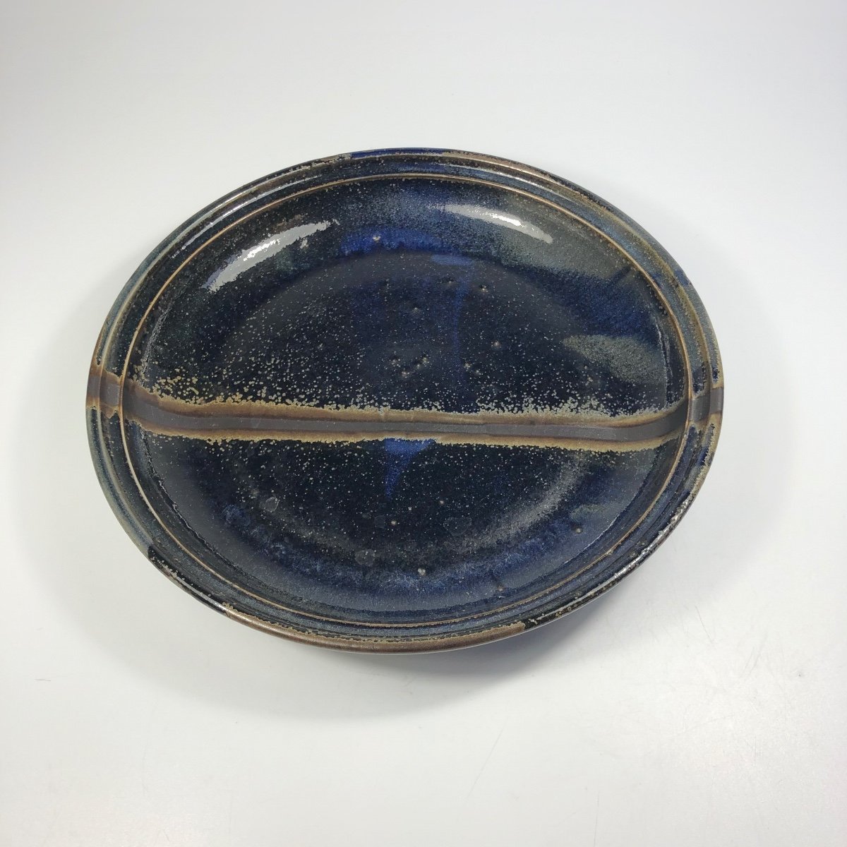 Paul Badié Signed Ceramic Stoneware Dish 30 Cm