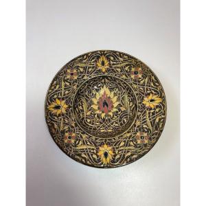 Laurent Bouvier Orientalist Dish Circa 1880