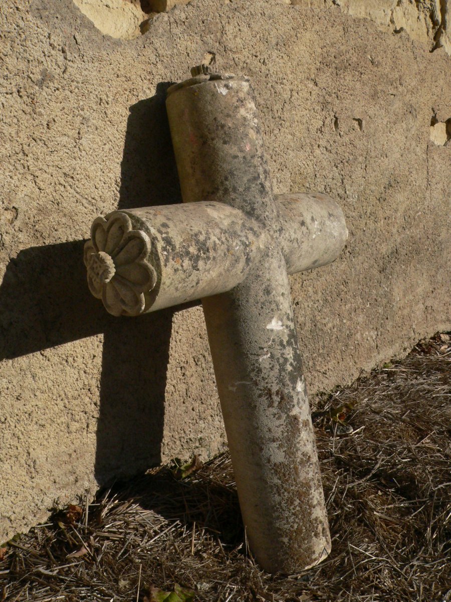 18th Louis XVI Carved Stone Cross Element Chapel / Calvary-photo-2