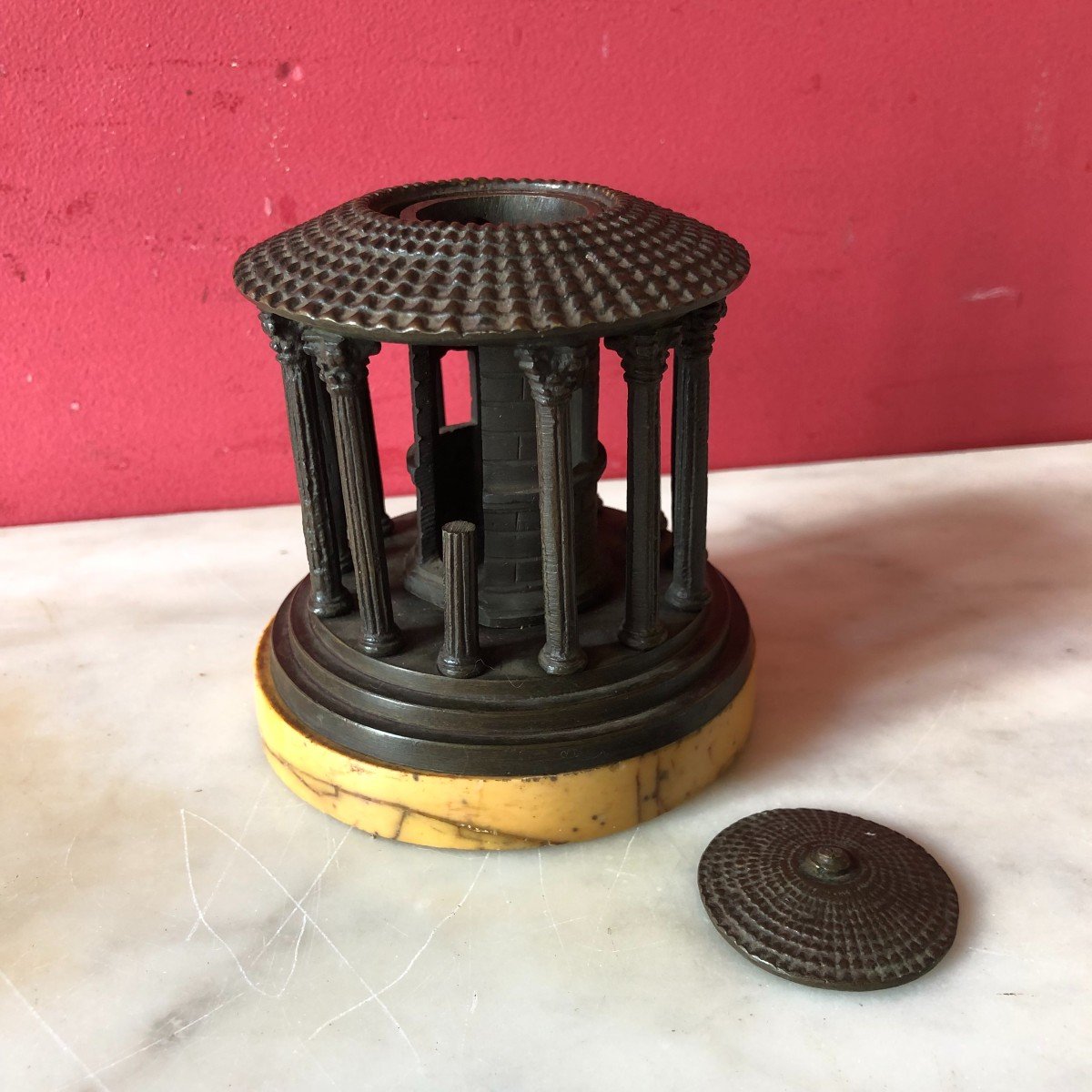 Incense Burner, Temple Of Vesta, 19th Century-photo-2