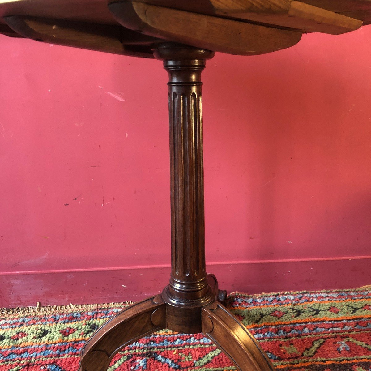 Louis XVI Period Pedestal Table-photo-1