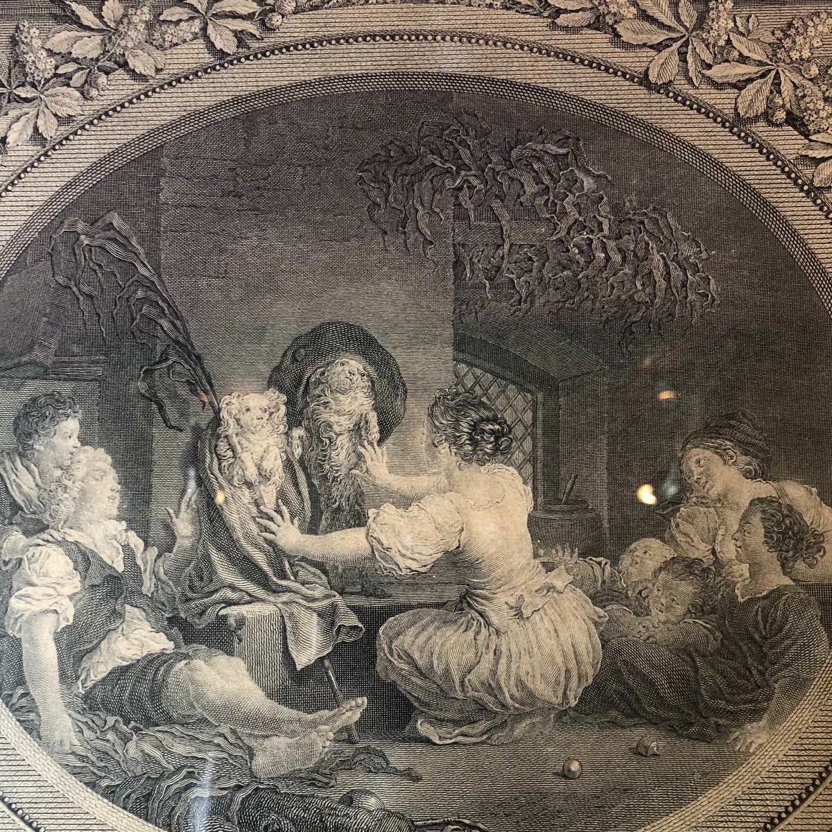 Two Engravings, Fragonard And Van Gorp-photo-4