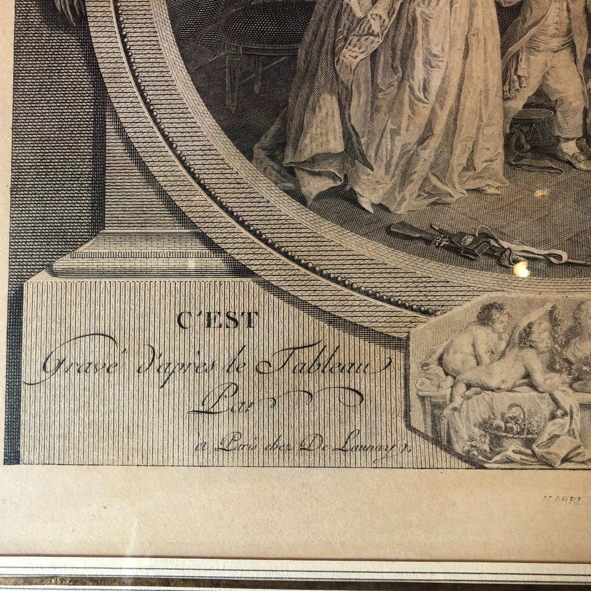 Two Engravings, Fragonard And Van Gorp-photo-6