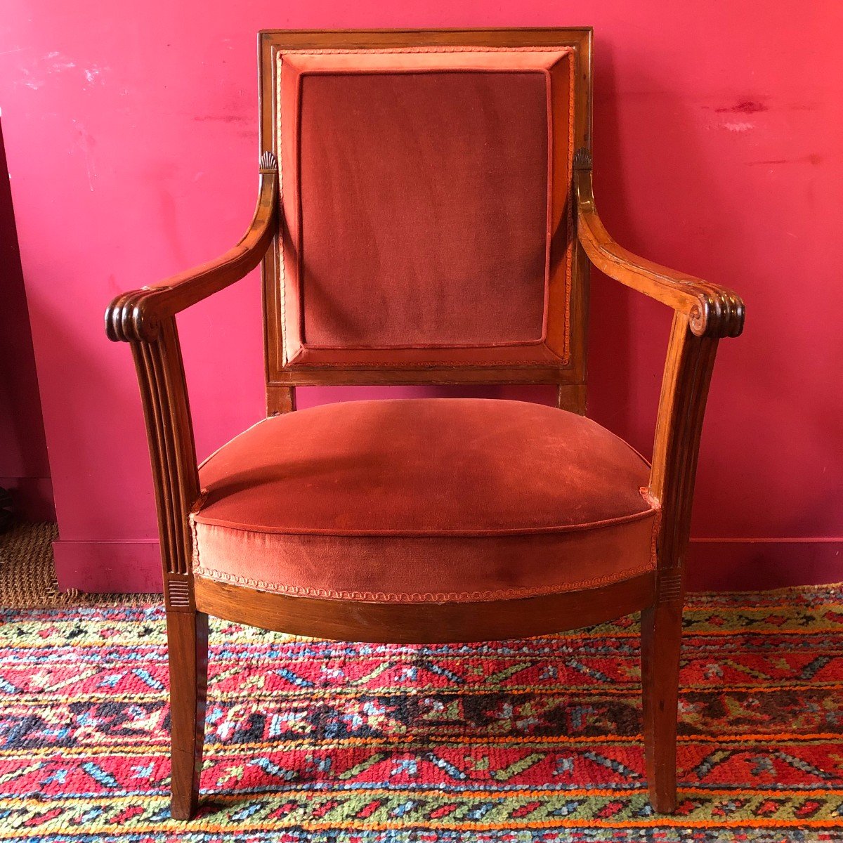 G. Jacob, Pair Of Armchairs, Directoire Period-photo-2