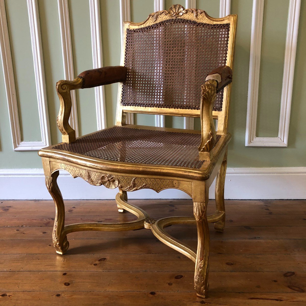 Rare Cabinet Armchair, Late Louis XIV Period