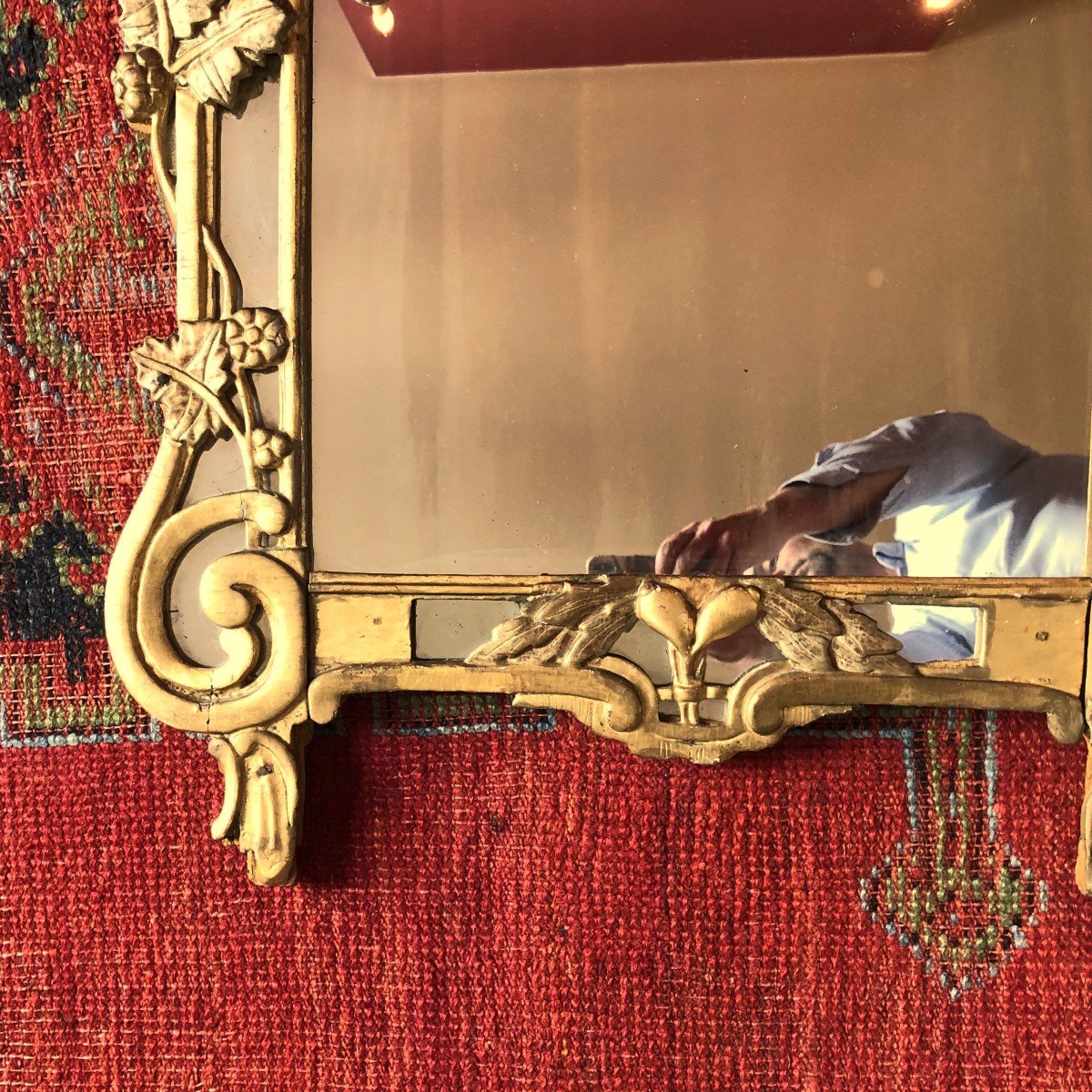 Beaucaire Mirror, 18th Century-photo-4