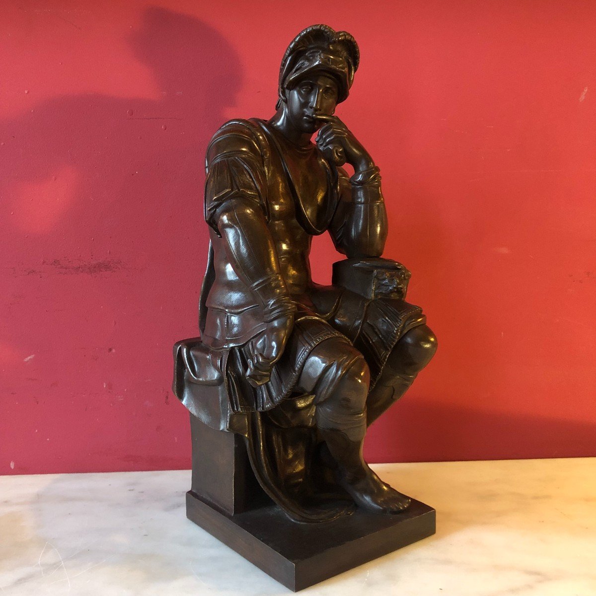 Laurent de Médicis, Bronze par A. Daubrée, XIXème Siècle