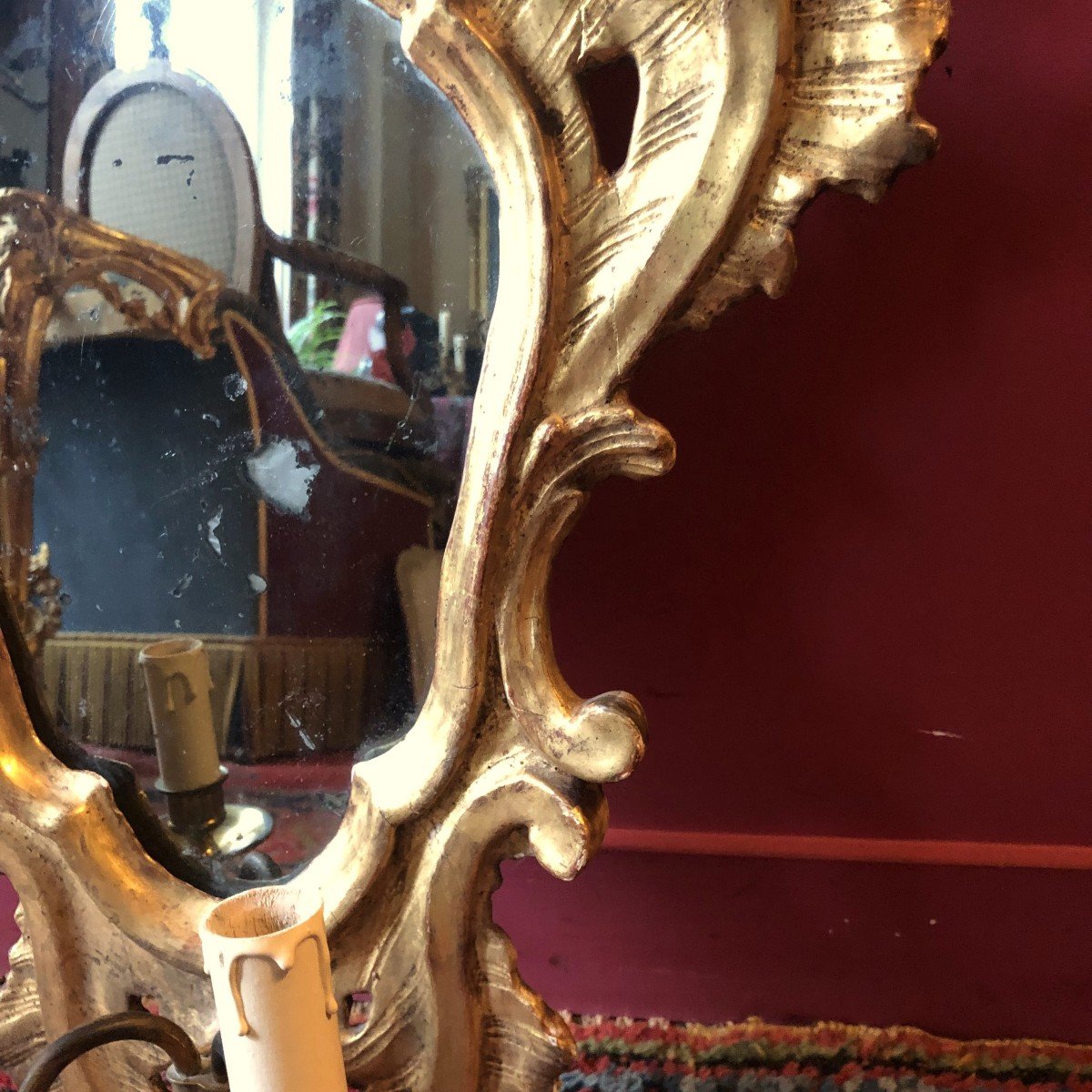 Reflector Mirror, Italy 18th Century-photo-4