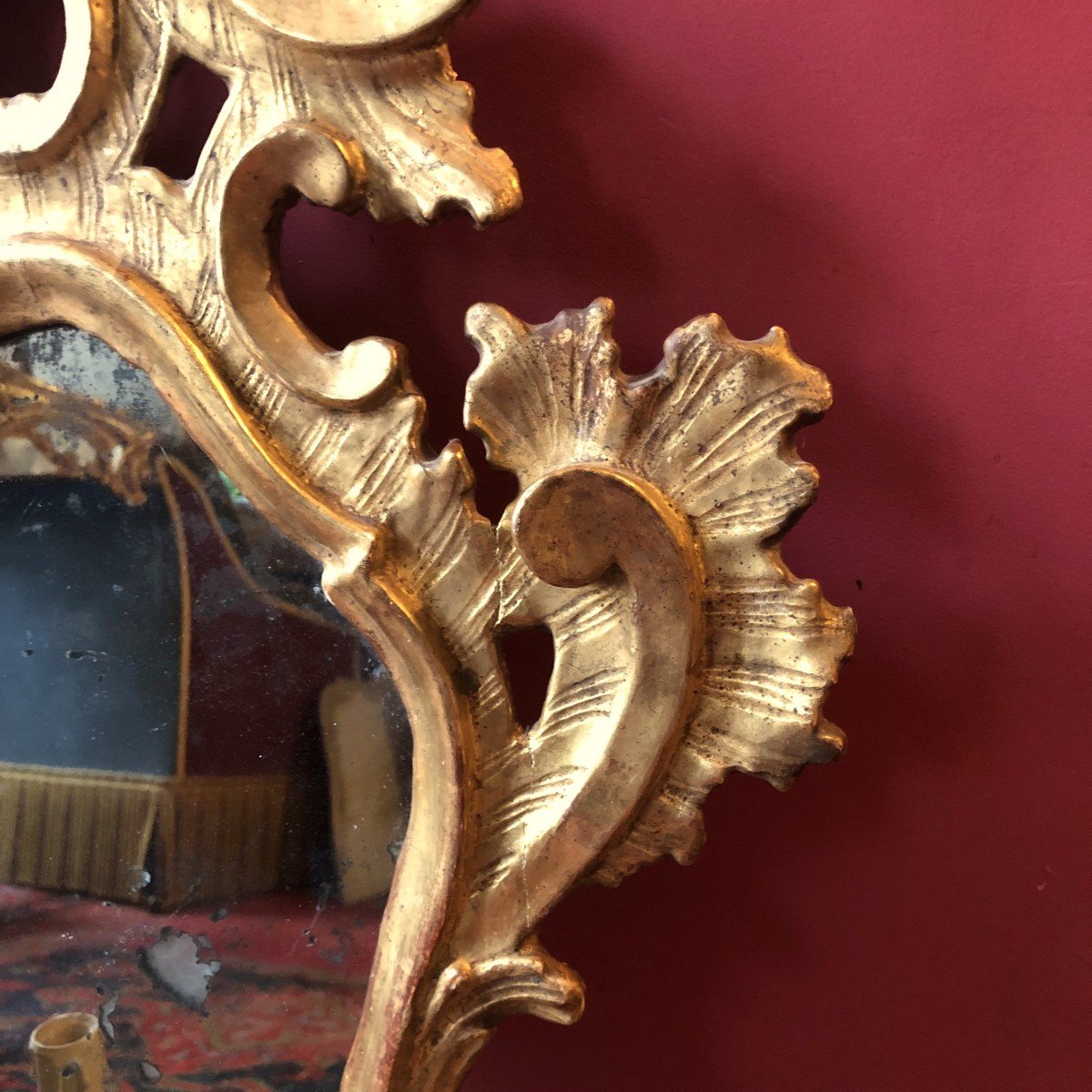 Reflector Mirror, Italy 18th Century-photo-5