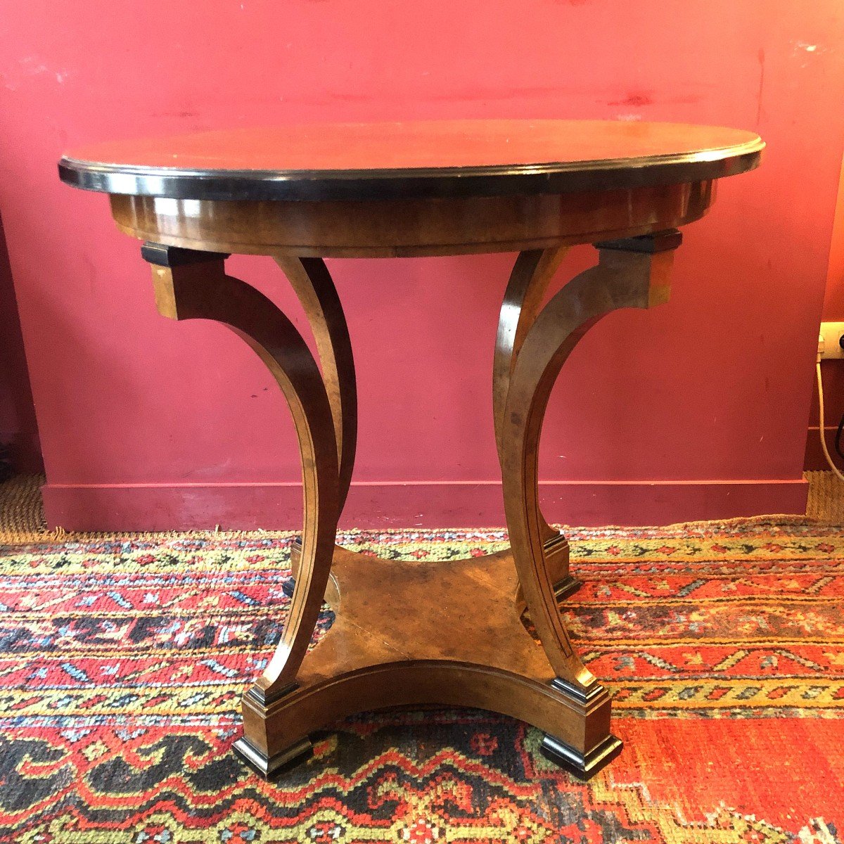 Early 19th Century Pedestal Table Attributed To Jj Chapuis-photo-2