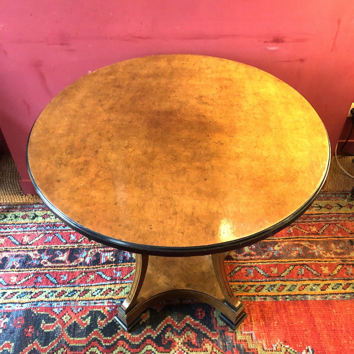 Early 19th Century Pedestal Table Attributed To Jj Chapuis-photo-3