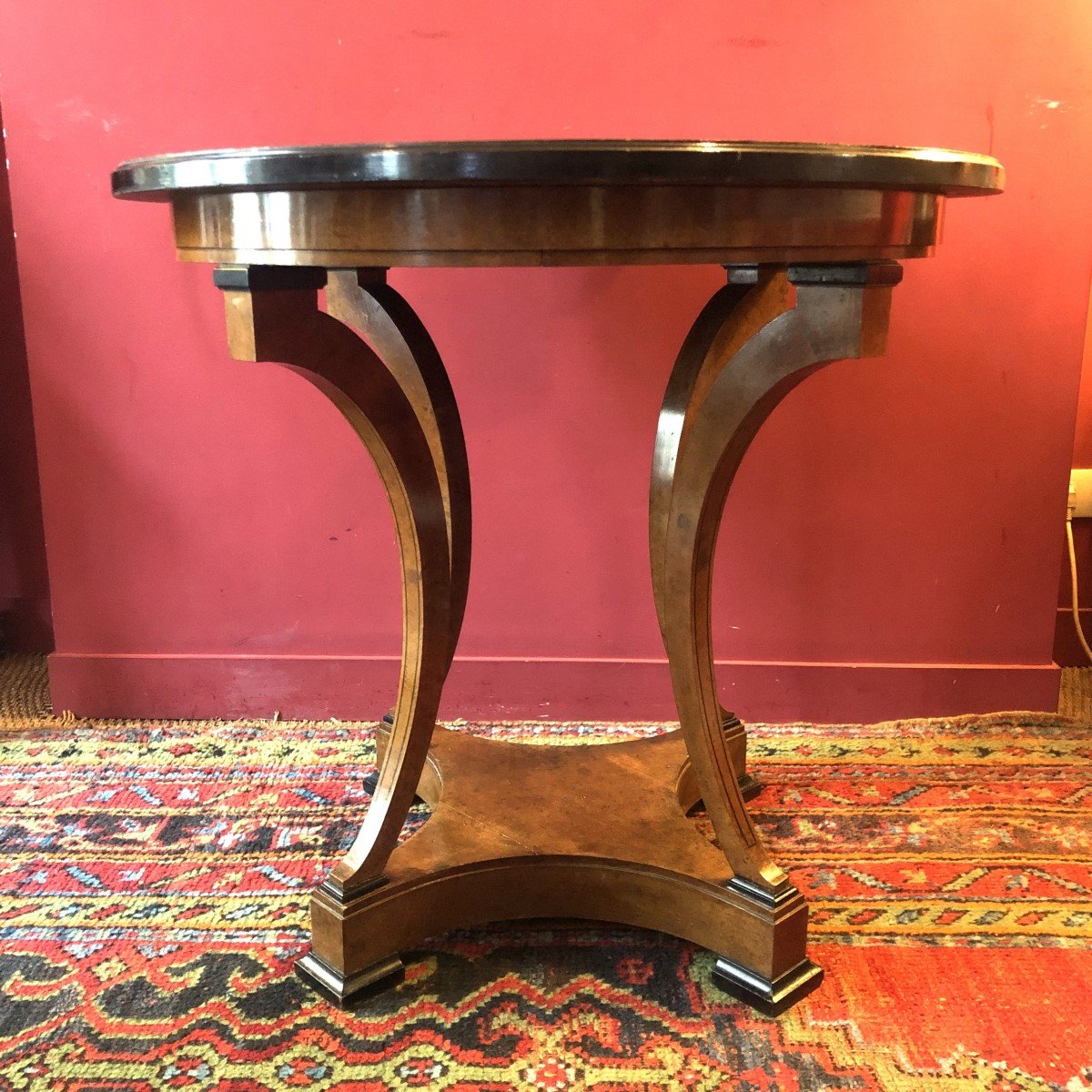 Early 19th Century Pedestal Table Attributed To Jj Chapuis-photo-4