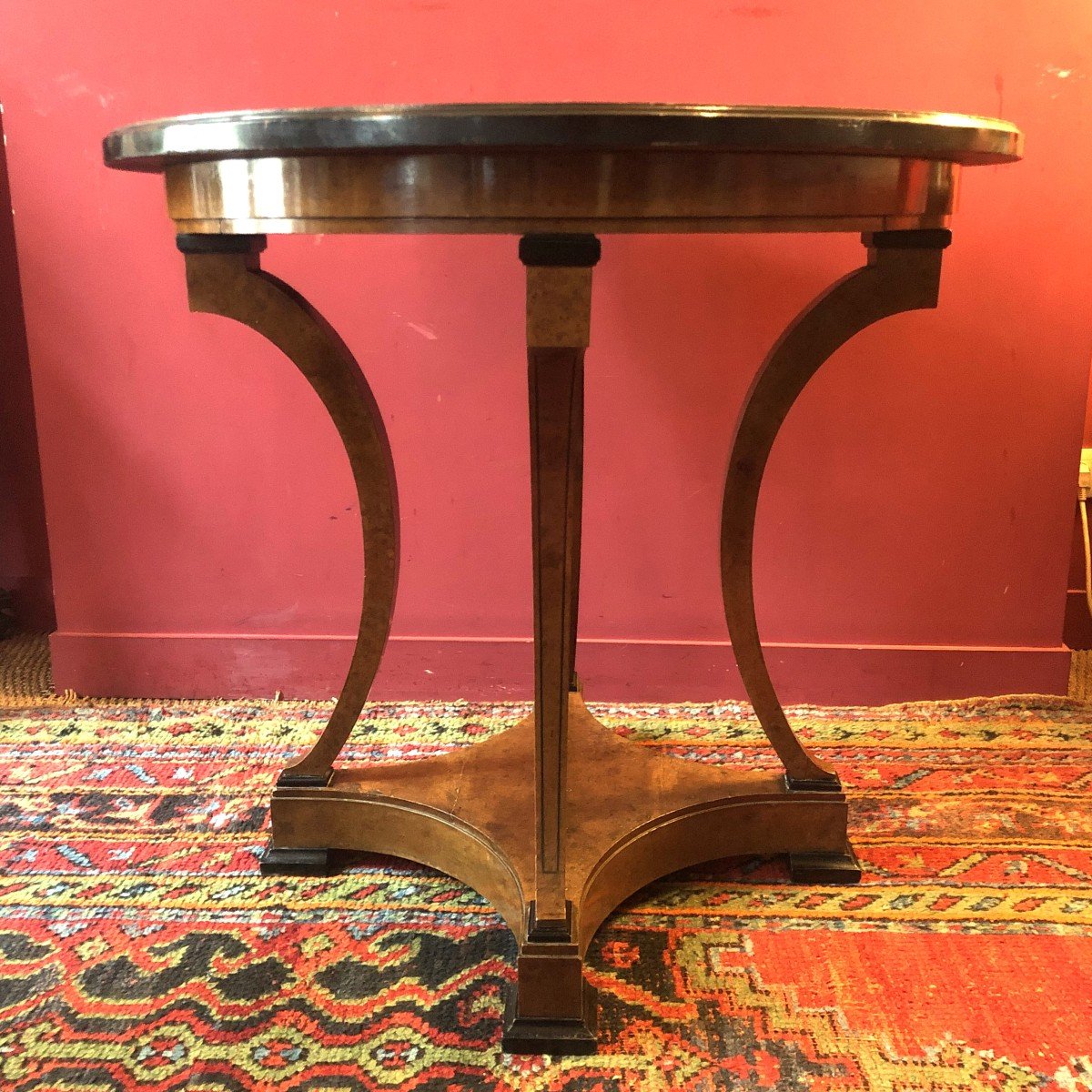 Early 19th Century Pedestal Table Attributed To Jj Chapuis-photo-1