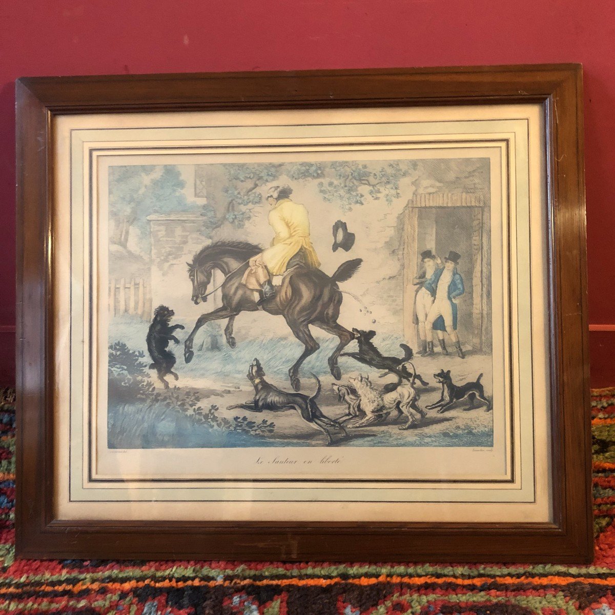 After Carle Vernet, Two Satirical Equestrian Engravings-photo-2