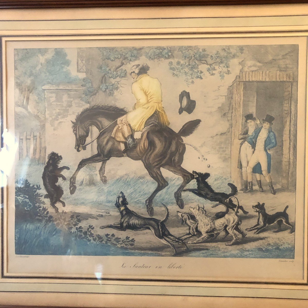 After Carle Vernet, Two Satirical Equestrian Engravings-photo-3