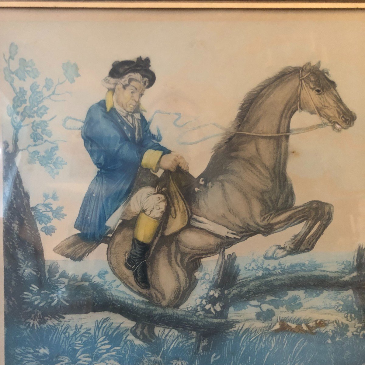 After Carle Vernet, Two Satirical Equestrian Engravings-photo-5