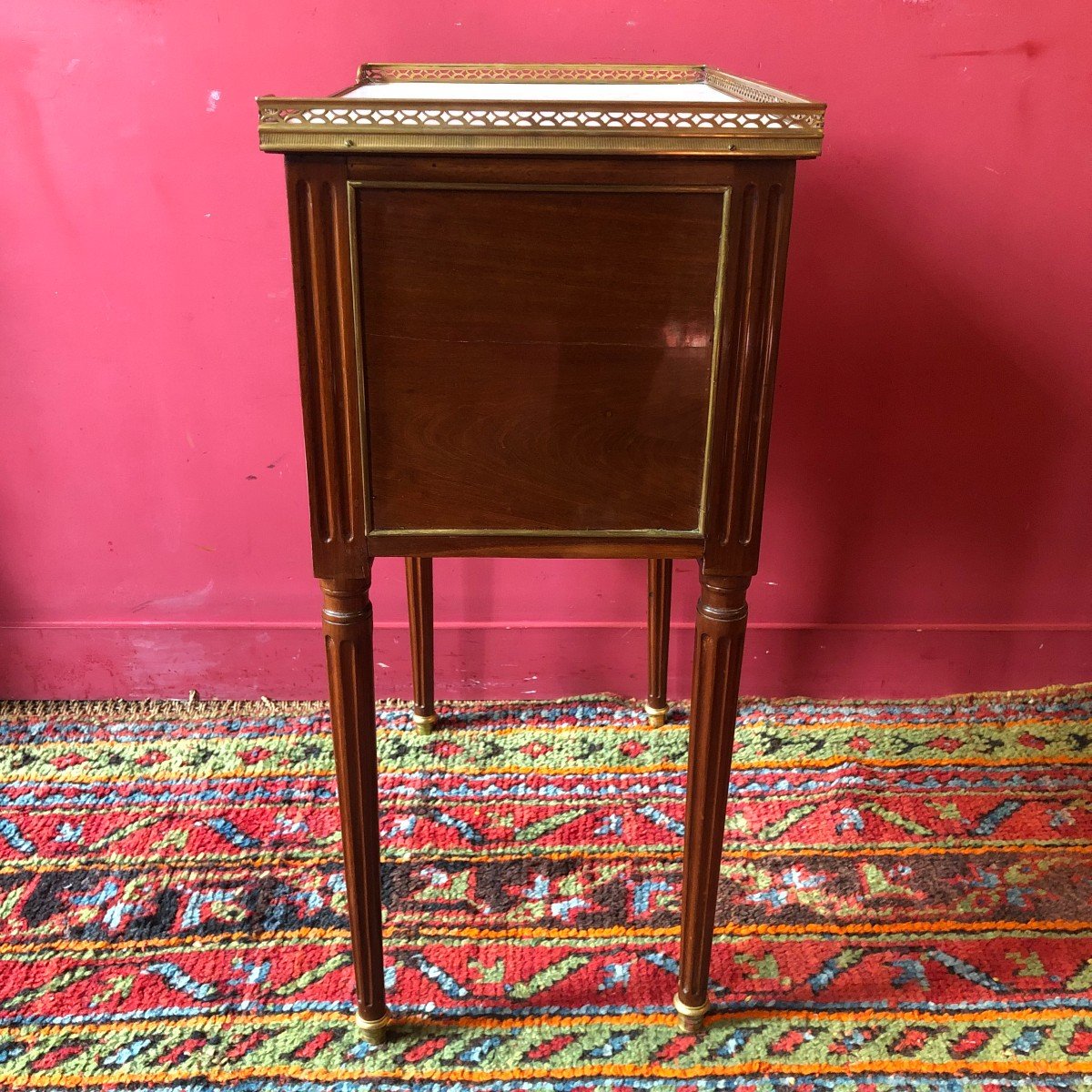 Stamped Coffee Table, Louis XVI Period-photo-4