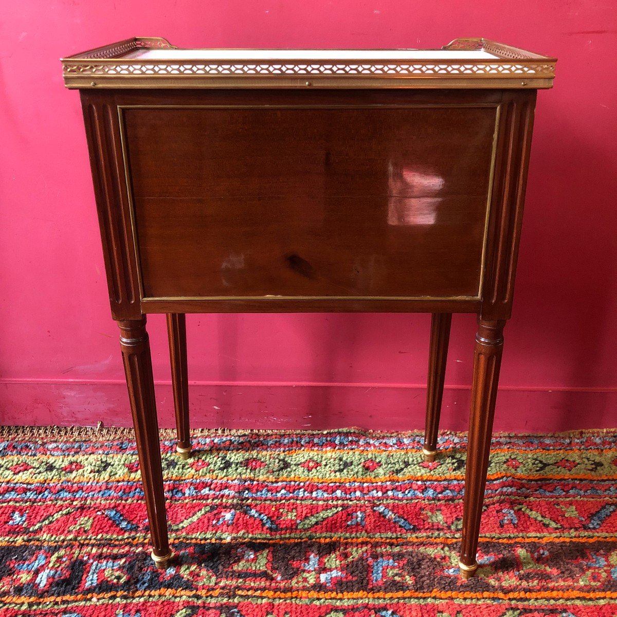 Stamped Coffee Table, Louis XVI Period-photo-1