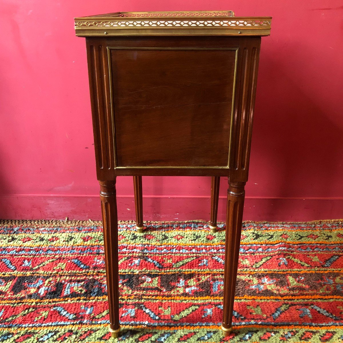 Stamped Coffee Table, Louis XVI Period-photo-2